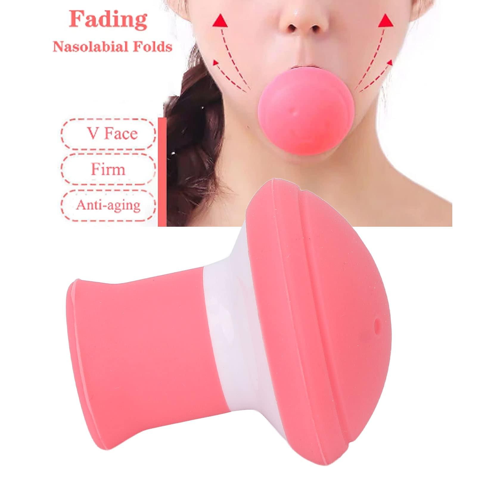 FILFEEL Face Exerciser, Facial Yoga for Skin Tighten Firm, Jaw Exerciser Trainer, Face Lifting, Tightening Nasolabial Folds, Double Chin Breathing Exercise Device, Removal Shaping Slimming Tool