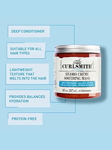 CURLSMITH CURLSMITH - Hydro Crme Soothing Mask - Vegan Soothing Hair Mask for any Hair Type (2oz)