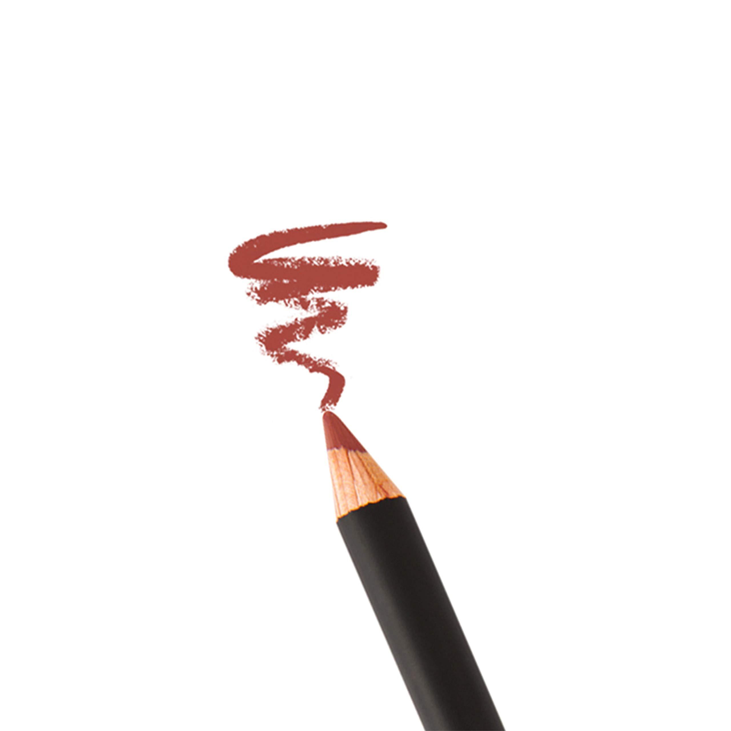 Pierre Cardin Pierre Cardin Paris Lip Liner Waterproof Wooden Pencil, Burnt Rose, 0.01 oz
