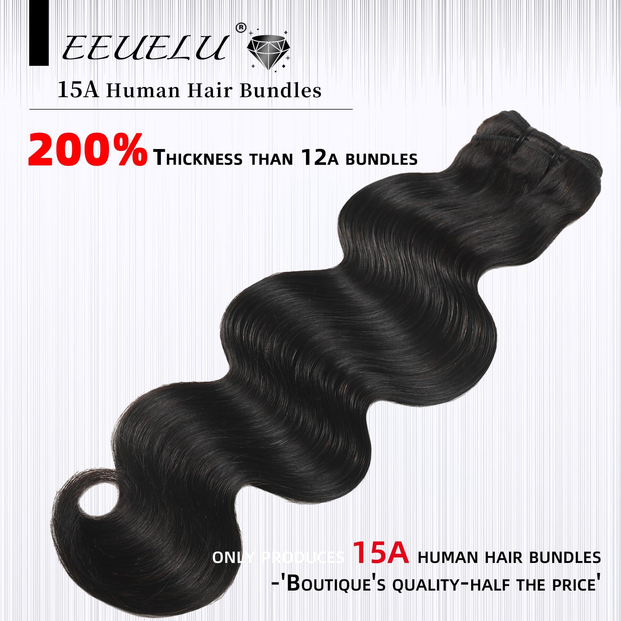 Eeuelu Raw Hair Bundles Body Wave Bundles Human Hair 242628 Inches Keep Soft Always Tangle-Free 100% Unprocessed Raw Vietnamese Hair BundlesBLACK GEM HAIR-Always Keep Gorgeousness!