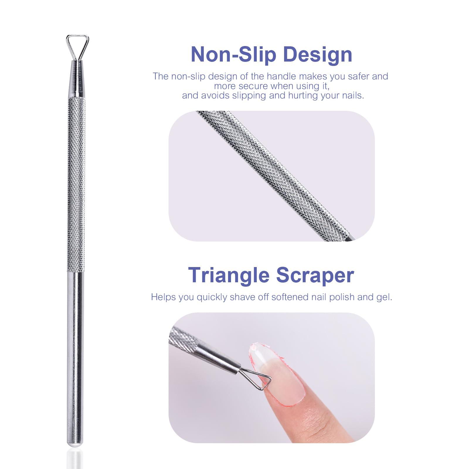 siyuwuro siyuwuro 4 in 1 Acrylic Nail Clippers Kit False Nail Clippers Cuticle Trimmer Pro Stainless Steel Nail Clippers for Acrylic Nail Tips Cuticle Removal Pusher Dead Skin Clippers for Manicure Pedicure
