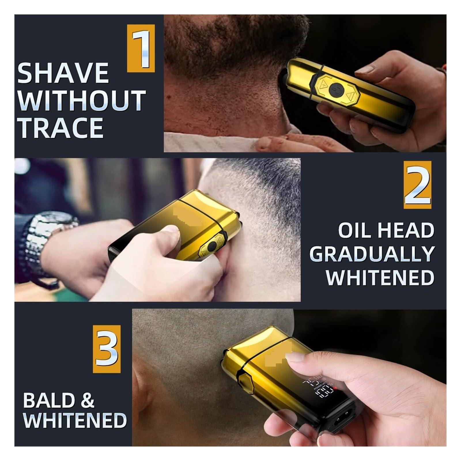 EWKYLSEM Razors Trimmer 2-in-1 Hair Trimmer & Men\'s Foil Shaver Electric Razor Barber Haircut Kit Mens Beard Trimmer