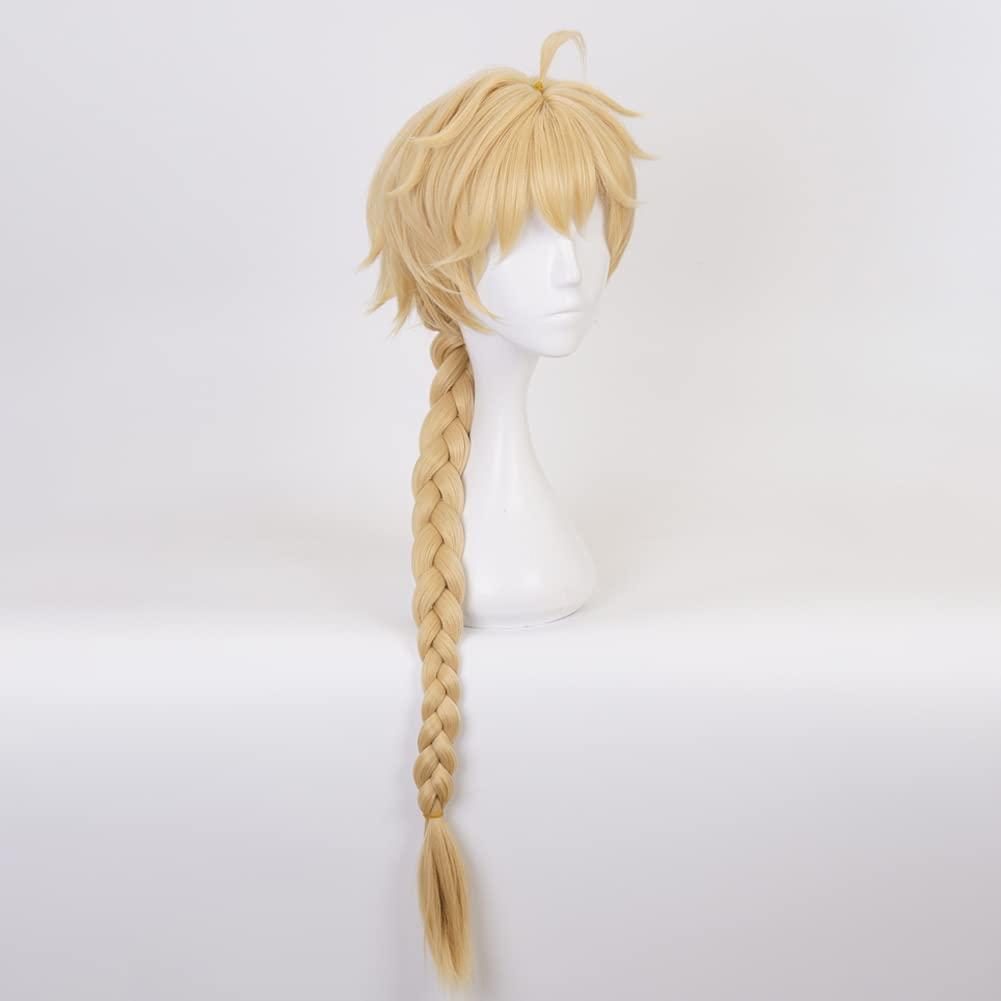 HIROAKIYA HIROAKIYA Shenhe Wig, Genshin Impact Shenhe Cosplay Wig with Wig Cap, Length approx.75cm