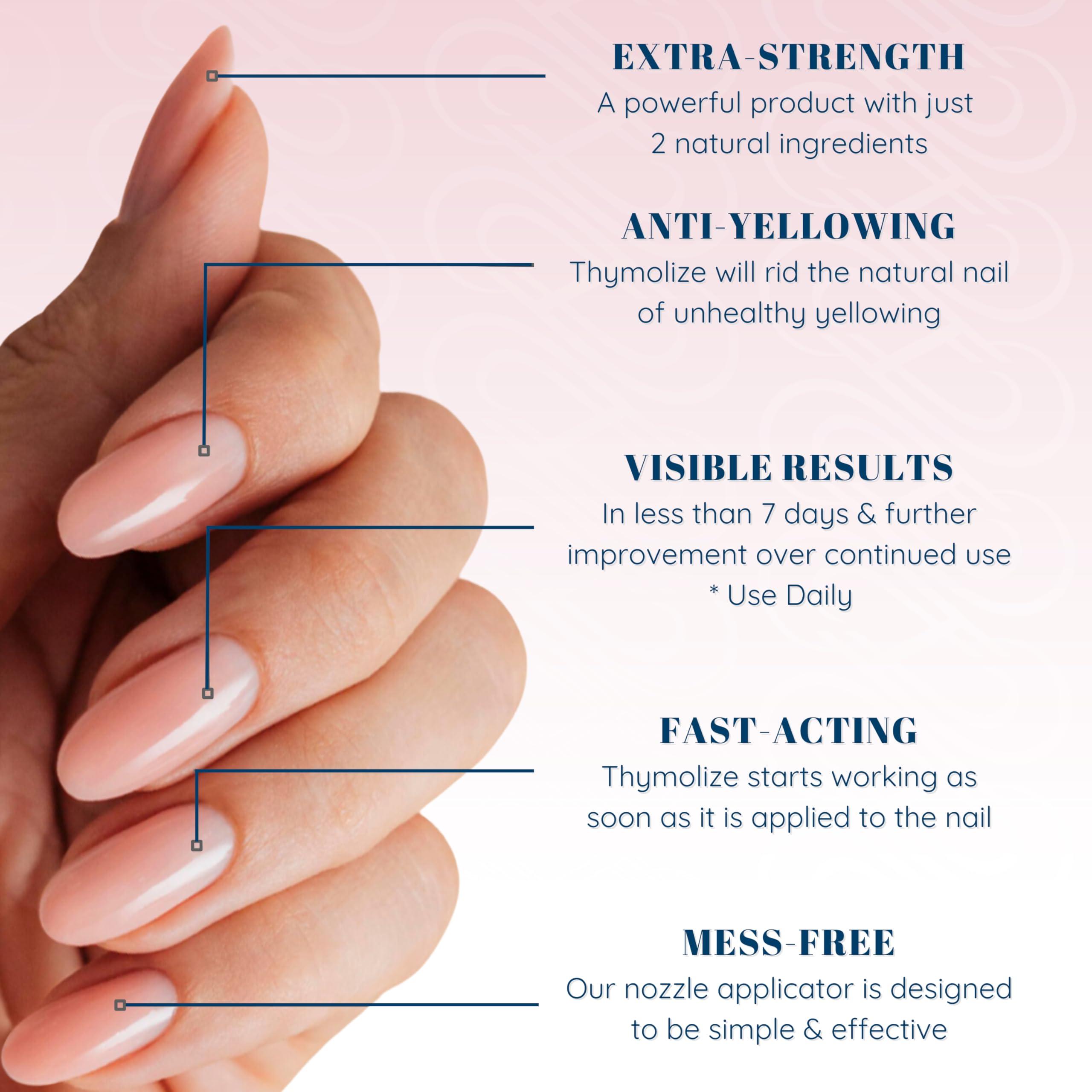 Tammy Taylor Thymolize Nail Repair for Damaged Nails | Thick Ingrown Toenail Treatment Care | Nail Whitener for Yellow Nails | A Nail Treatment for Weak and Damaged Nails | Healthy Nails Kit