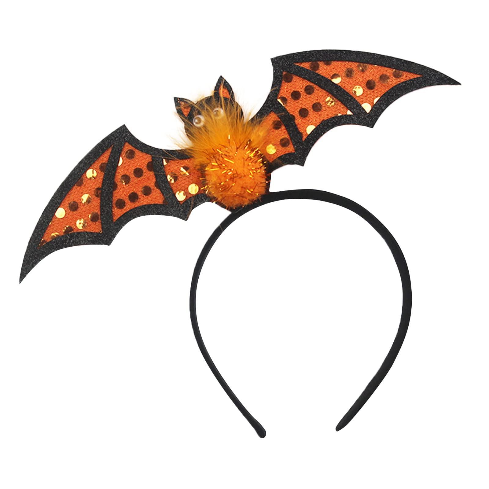 ROTORS ROTORS Halloween Headbands for Women, Eyeballs Witch Hat Spider Bat Ghost Hairbands for Halloween Cosplay Party Decorations