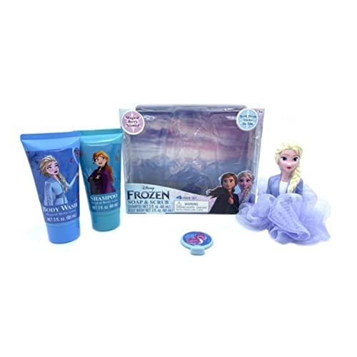 Centric Beauty LLC Centric Beauty LLC Disney Frozen Soap and Scrub 4 Piece Set Magical Berry Scent