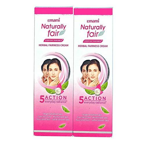 VALID VALID Emami Naturally Fair EVERYDAY RADIANCE Herbal Fairness Cream 50ml (Pack of Two)