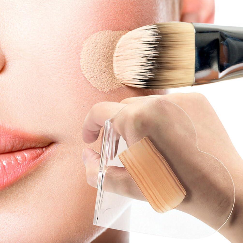 Beaupretty Beaupretty 3 Sets Heart Makeup Mixing Palette Art Nail Palette Foundation Blending Palette Acrylic Makeup Mixing Palette with Spatulas Makeup Mixing Tray