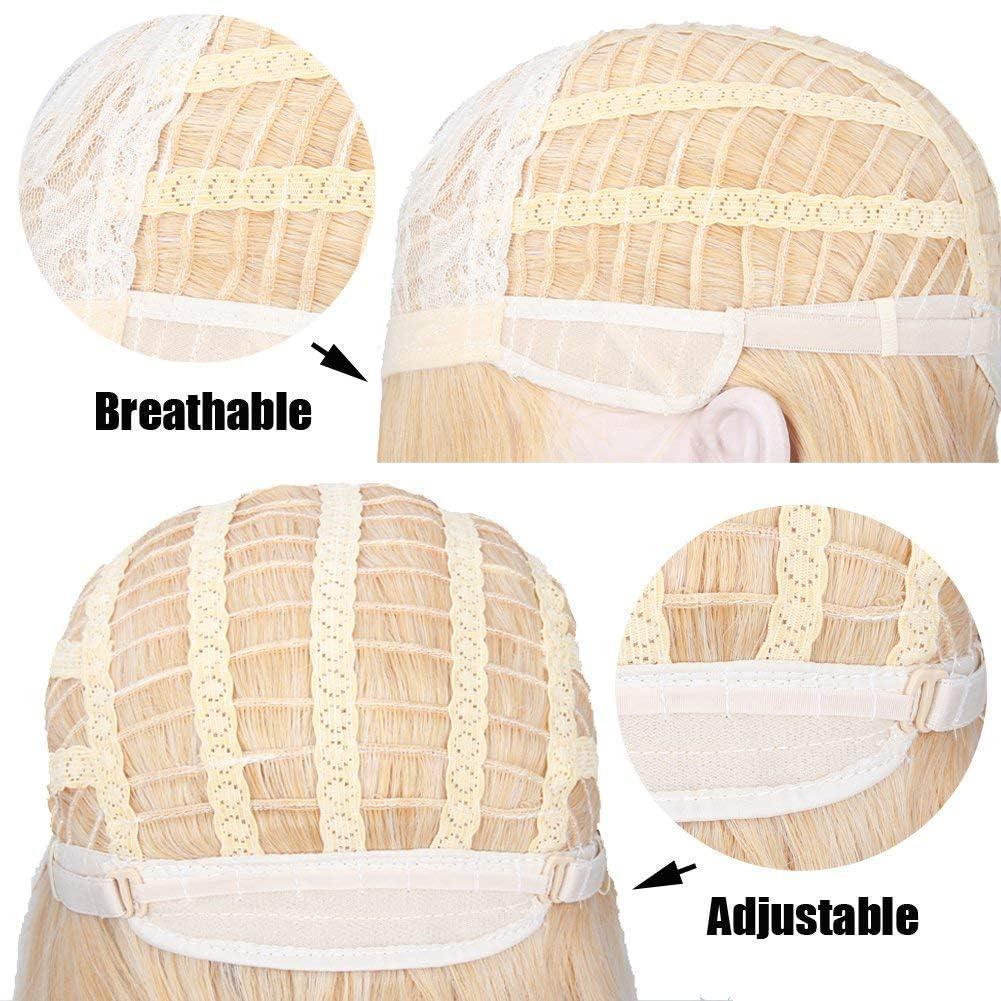 RightOn RightOn 12 Inches Red Wig Short Red Costume Wig Red Wigs for Man and Woman Cosplay Party