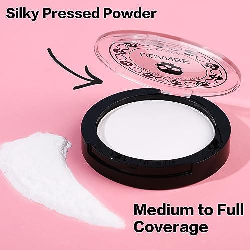 UCANBE UCANBE White Pressed Setting Powder for Special Effects & Halloween Makeup, Translucent Matte Finishing Powder, Baking White Face Powder for Long Lasting Coverage, Portable Compact