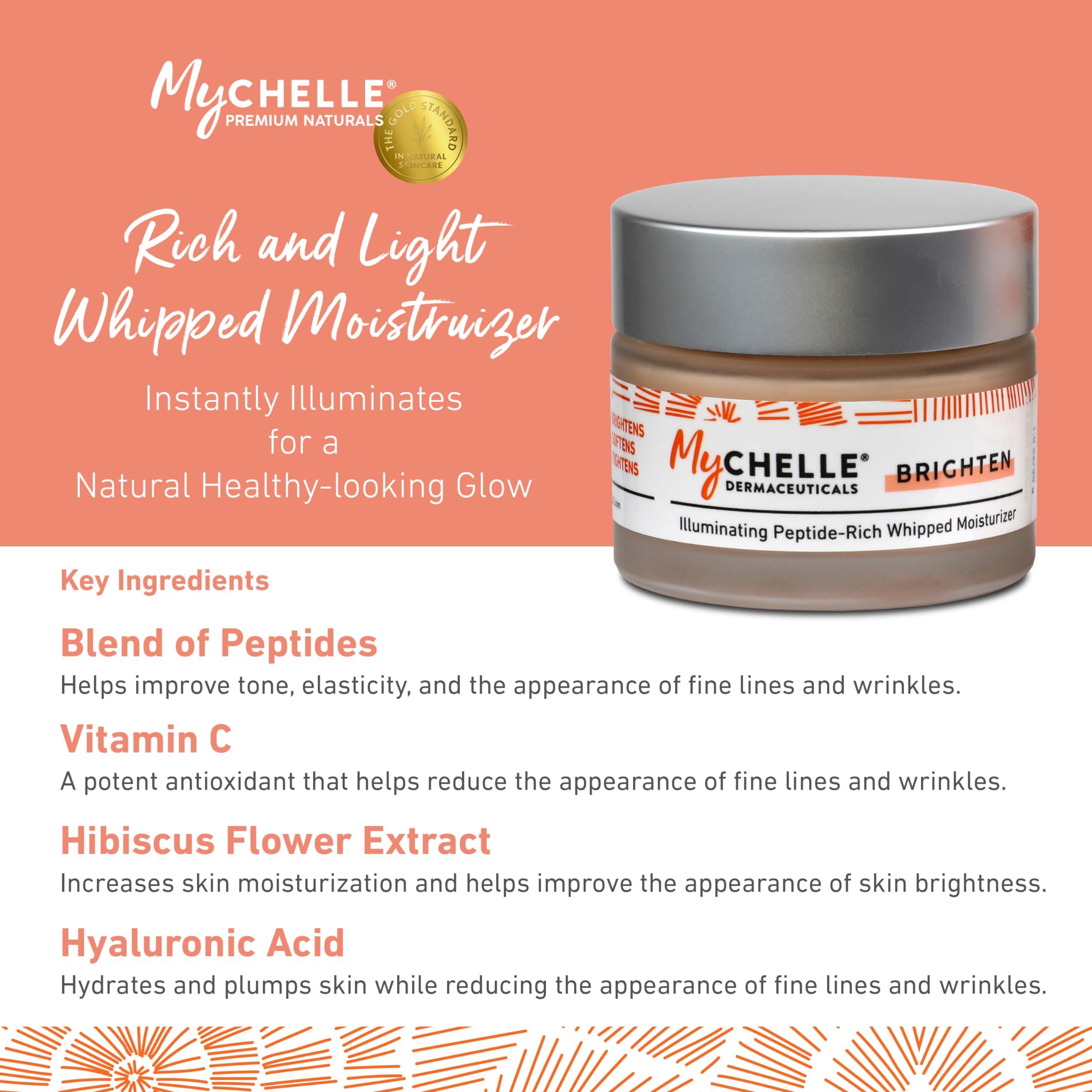 MyChelle Dermaceuticals MYCHELLE Illuminating Peptide-Rich Whipped Moisturizer, 1.2 OZ