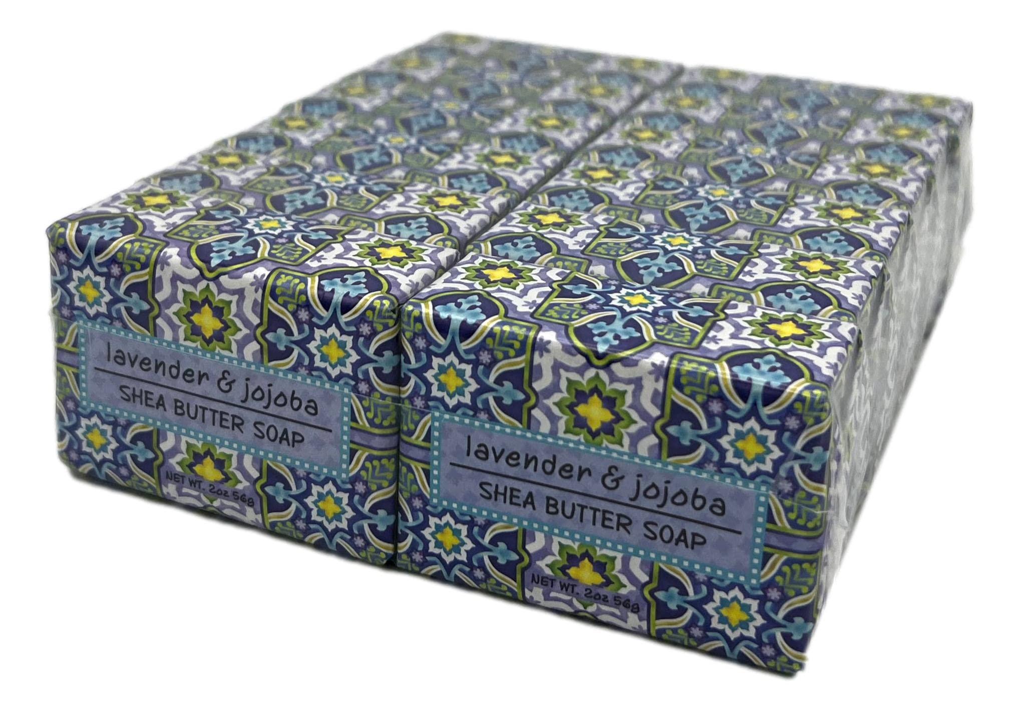Greenwich Bay Trading Company Greenwich Bay Trading Co, Lavender and Jojoba Shea Butter Soap, Set of 12 Bars, 2 Ounces Each