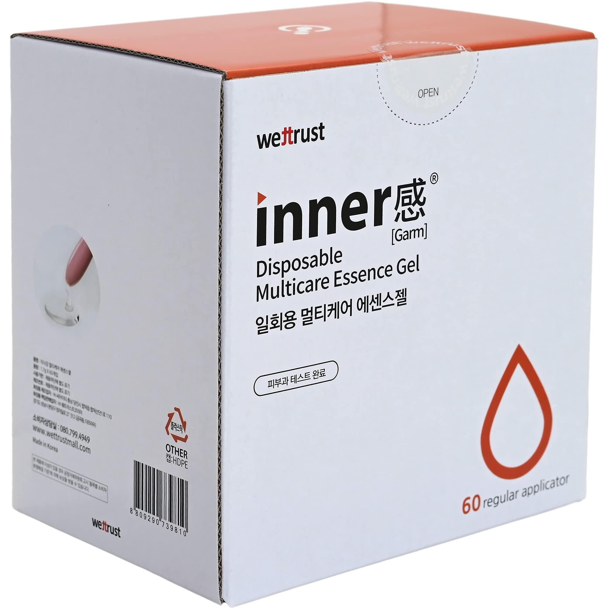 innerGarm Wettrust innerGarm Multicare Essence Gel Disposable Moisturizing Cleansing Nourishing [1.7g x 60 pcs]