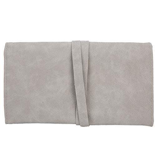 TMISHION Makeup Brush Bag, 14 Holes Makeup Brush Bag Rollable PU Makeup Tool Holder Portable Toiletry Rolled Brush Organizer Brushes Set Bag