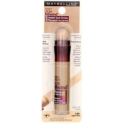 MAYBELLINE Maybelline Instant Age Rewind Eraser Dark Circles Treatment Concealer, Light 0.2 oz (Pack of 5)