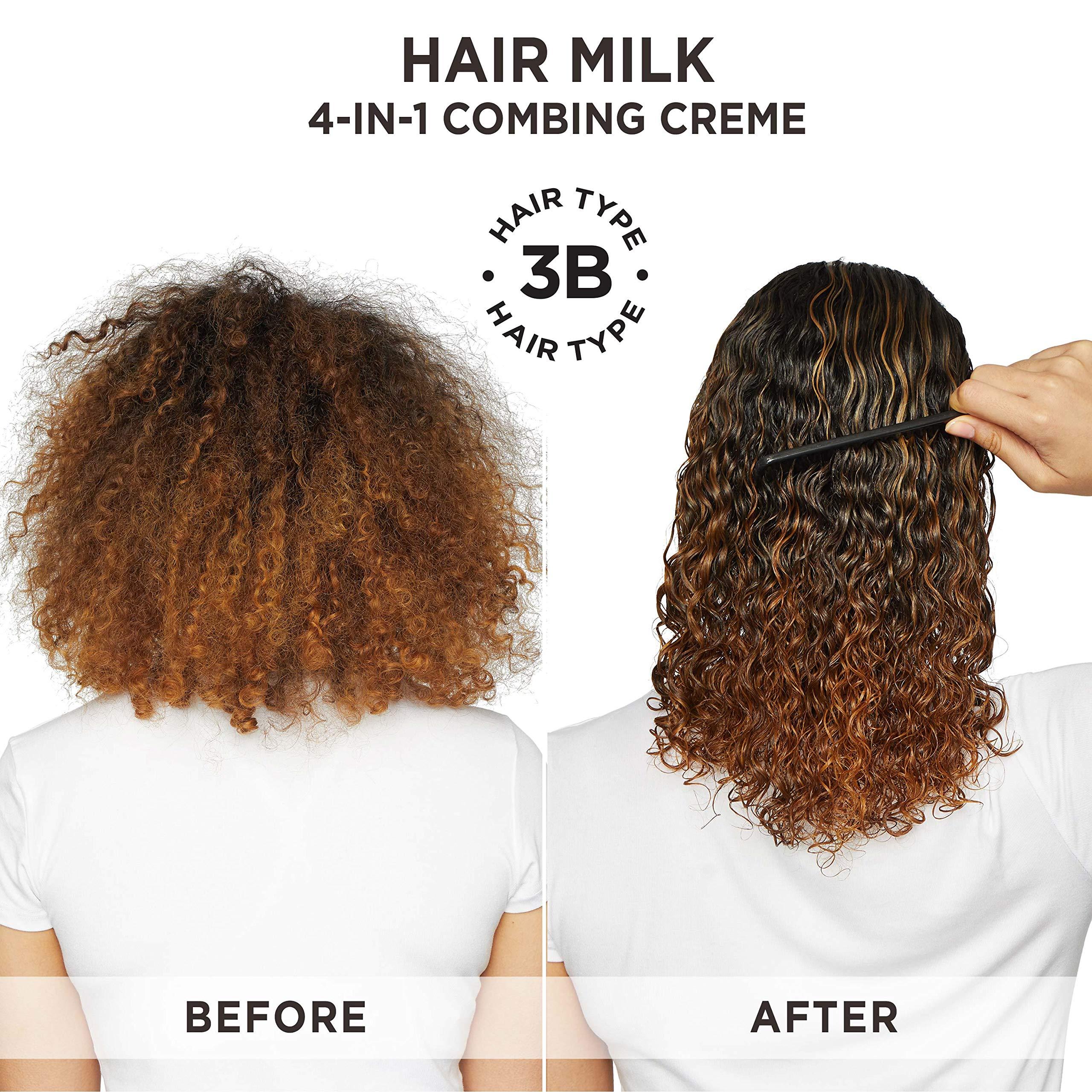 Carol's Daughter Carol’s Daughter Hair Milk 4 in 1 Combing Creme for Curls, Coils and Waves, with Agave and Olive Oil, Hair Detangler, Curl Cream, 8 fl oz