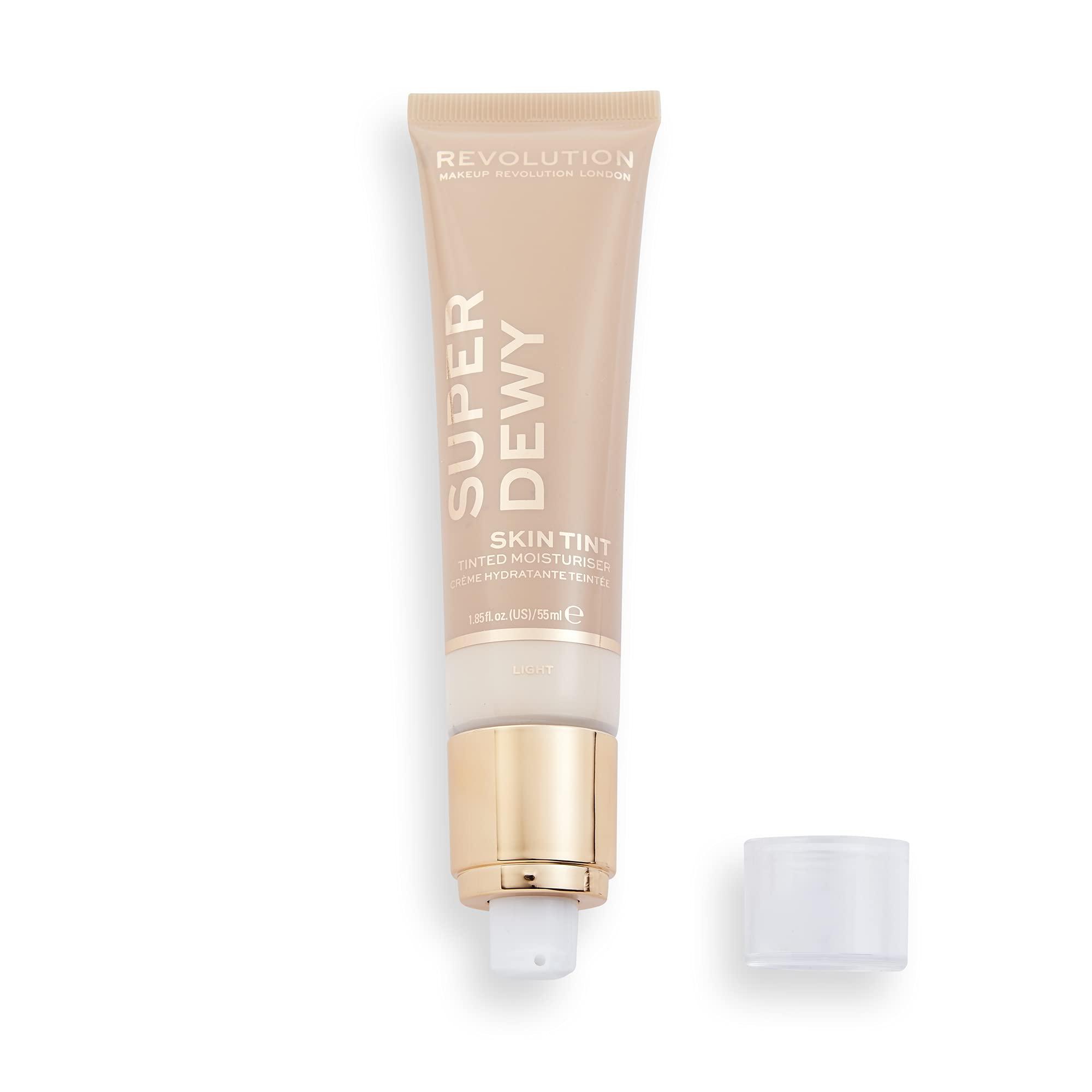Makeup Revolution Makeup Revolution, Superdewy Tinted Moisturiser, Light Coverage, Dewy Finish, Light, 1.85 fl. Oz.