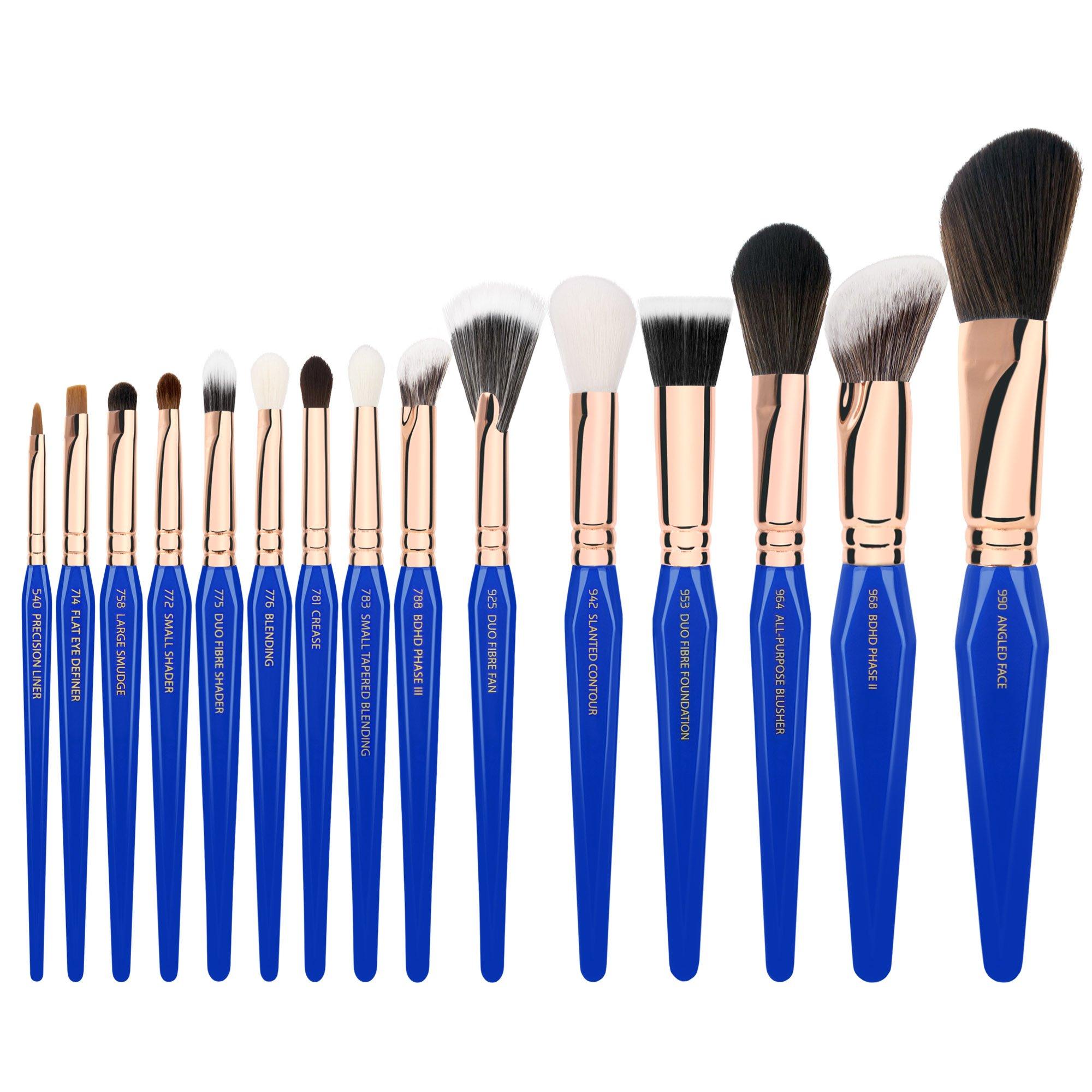 BDELLIUM TOOLS Bdellium Tools Professional Makeup Brush Golden Triangle - Phase III Complete 15pc. Brush Set with Stand-Up Pouch