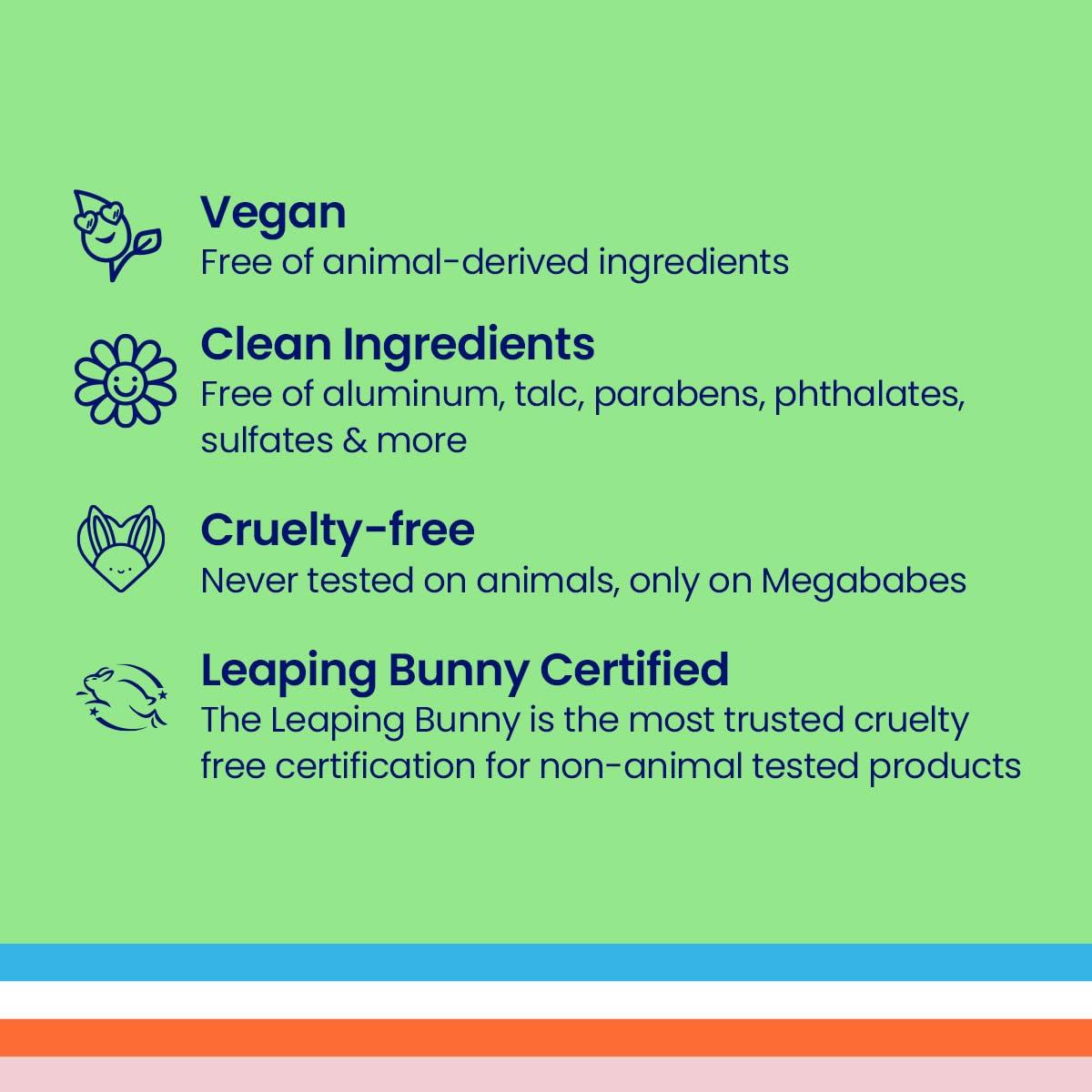 Megababe Megababe Underarm Bar Soap - Space Bar | With Detoxifying Charcoal for Odor Control | 3.5 oz