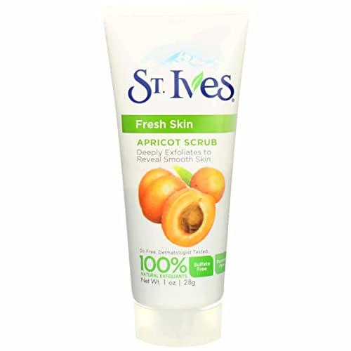 St. Ives St. Ives, Fresh Skin Apricot Scrub, Travel Size, 1 Ounce (Pack of 6)