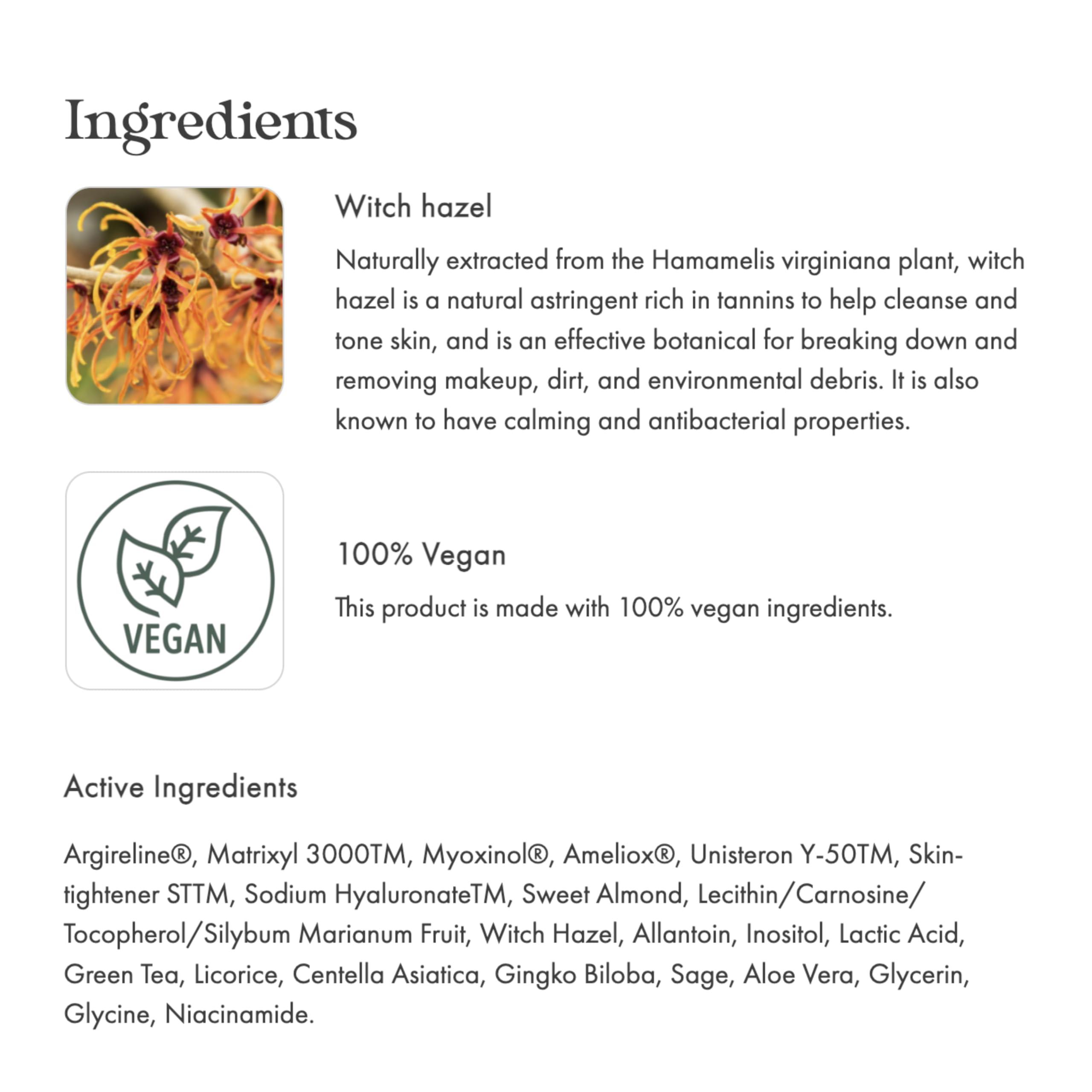 emergin C emerginC Crease Ease Gel - Intensive Age Fighting Facial Gel with Peptides, WItch Hazel + Sweet Almond (1 Ounce, 30 ml)