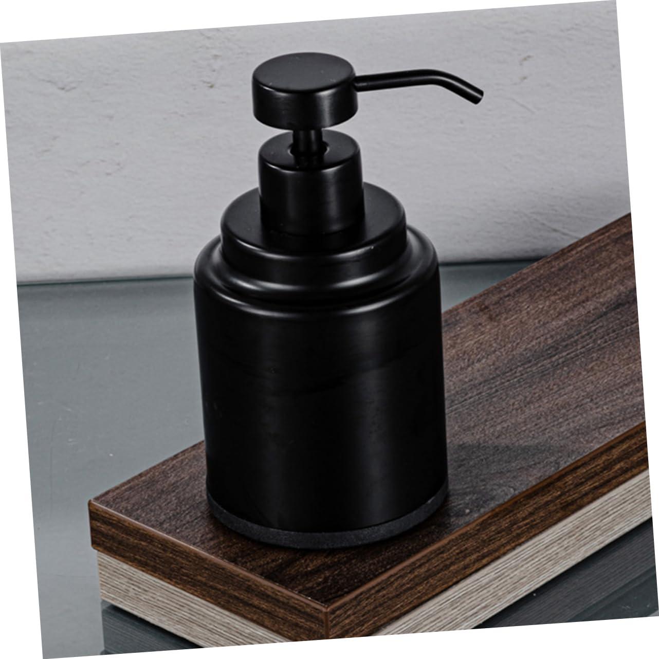 PRETYZOOM PRETYZOOM Press Pump Lotion Bottle Stainless Steel Shampoo Dispenser 300ml Empty Pump Bottle for Refill