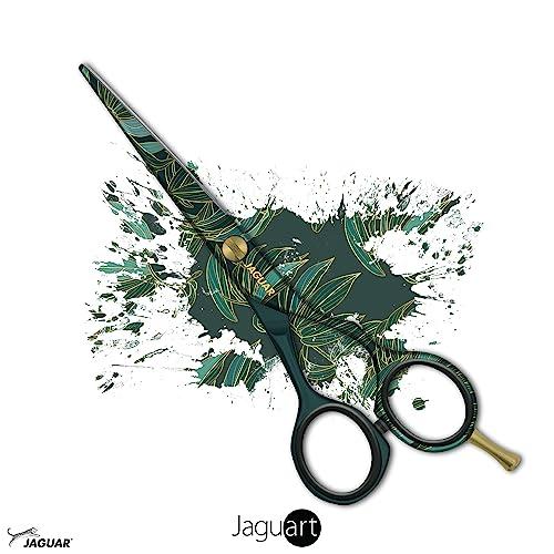 JAGUAR Jaguar Exotic Island Jungle Green Hairdressing Scissors, Right Handed Offset Handle, 5.5 Inch