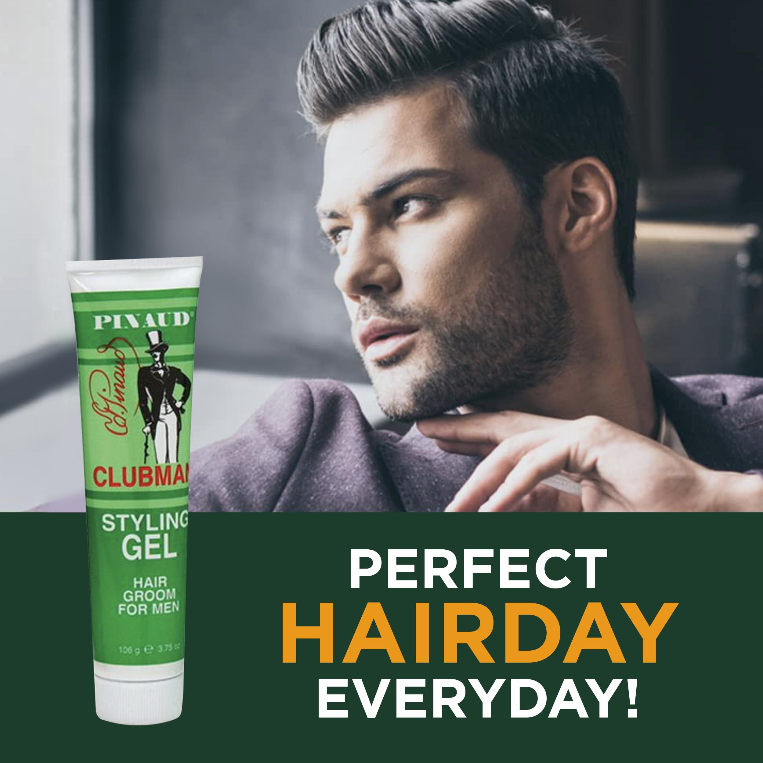 Clubman Clubman Pinaud Styling Gel Hair Groom for Men, Conditioning, Non-Greasy, 3.75 Fl Oz