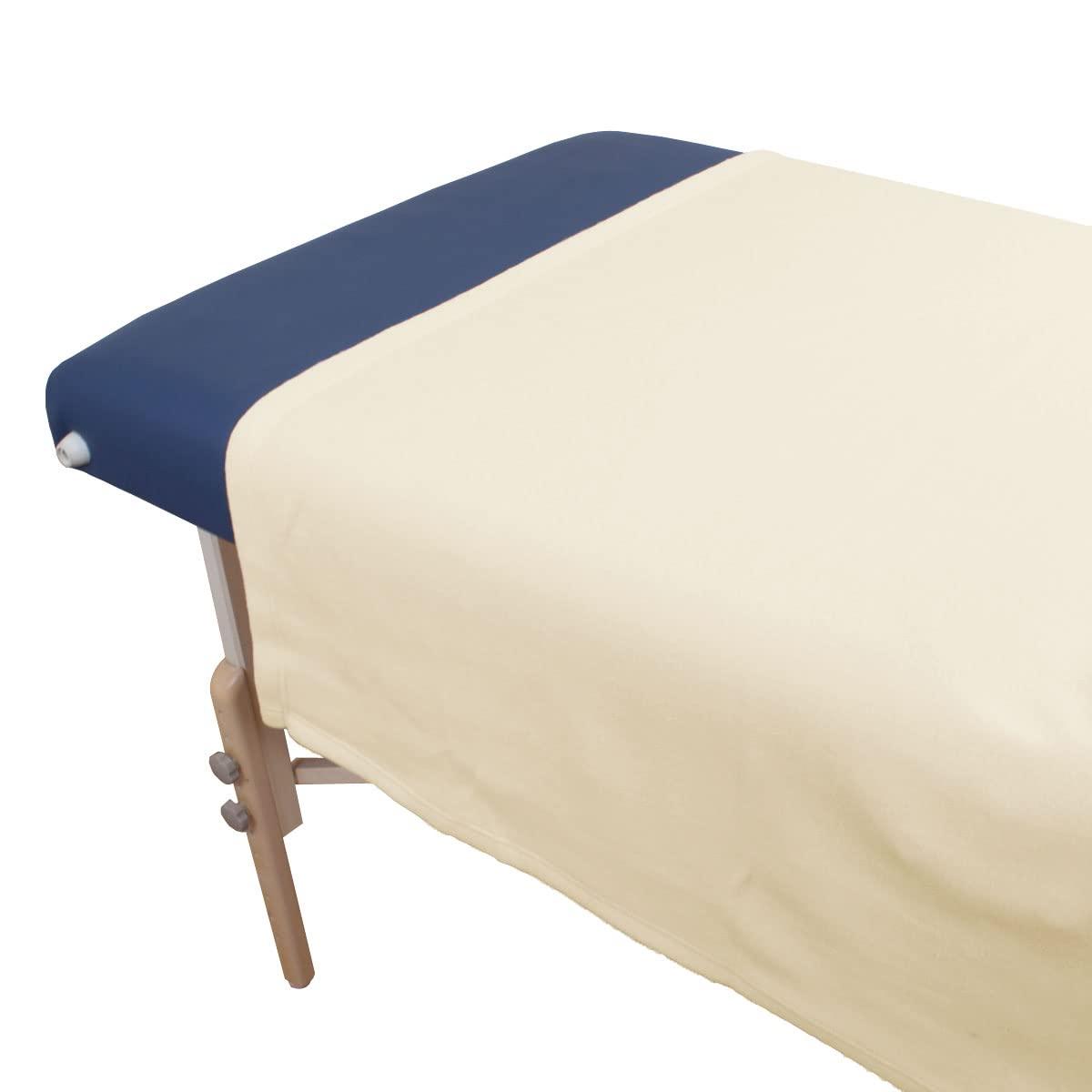 Body Linen Body Linen's Gentility Polar Fleece Massage Table Blanket, Warm, Cozy and Plush Spa Blankets. Create that Perfect Atmosphere. 54 x 80 inches, 100% Polyester - Natural