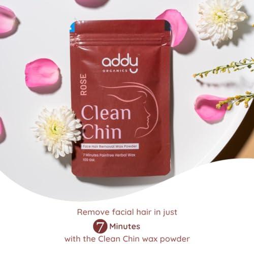 SHIVEEX STORE Herbal Face Wax Powder for Women (Rose) 7 minute Natural Painless Instant Hair Removal Cleans Dead Skin Cells D-Tan & Skin Unwanted Hair Organic Facial Wax Powder 100g, White