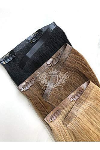 Foxy Locks Chestnut - Volumizer 16" Seamless Clip In Human Hair Extensions 50g