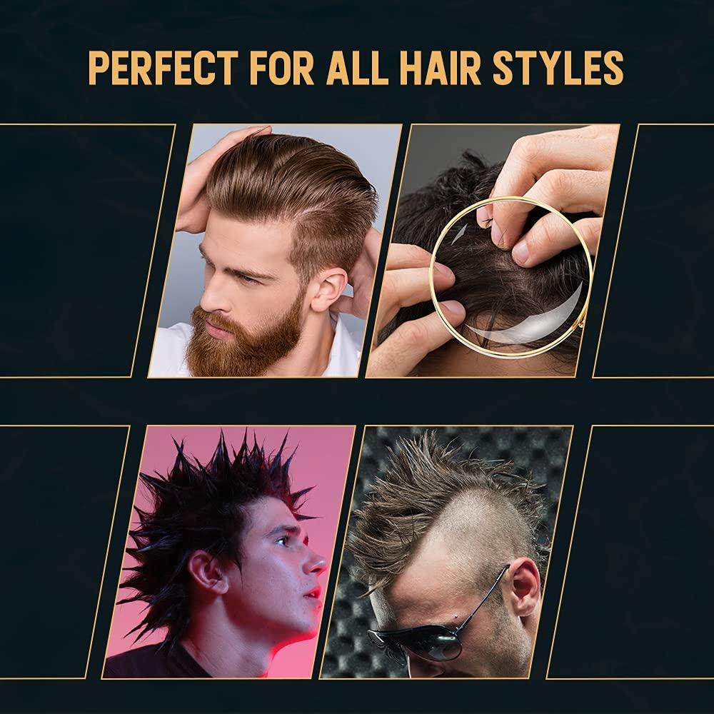 Woody\'s Woody\'s Wood Glue Extreme Styling Gel for Men, Intense Long-lasting Hold with No Flaking, Quick-drying, Retains Moisture, Suitable for All Hair Types and Hair Styles, 4 oz - 1 pack