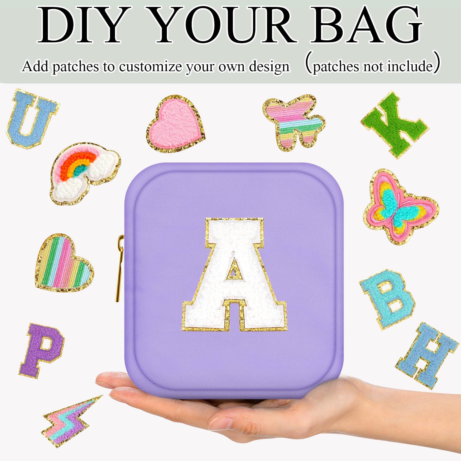 Paterr Paterr 50 Pieces Nylon Make up Pouch Bag Bulk Mini Cosmetic Bag with Zipper Travel Small Makeup Pouch Organizer for Women