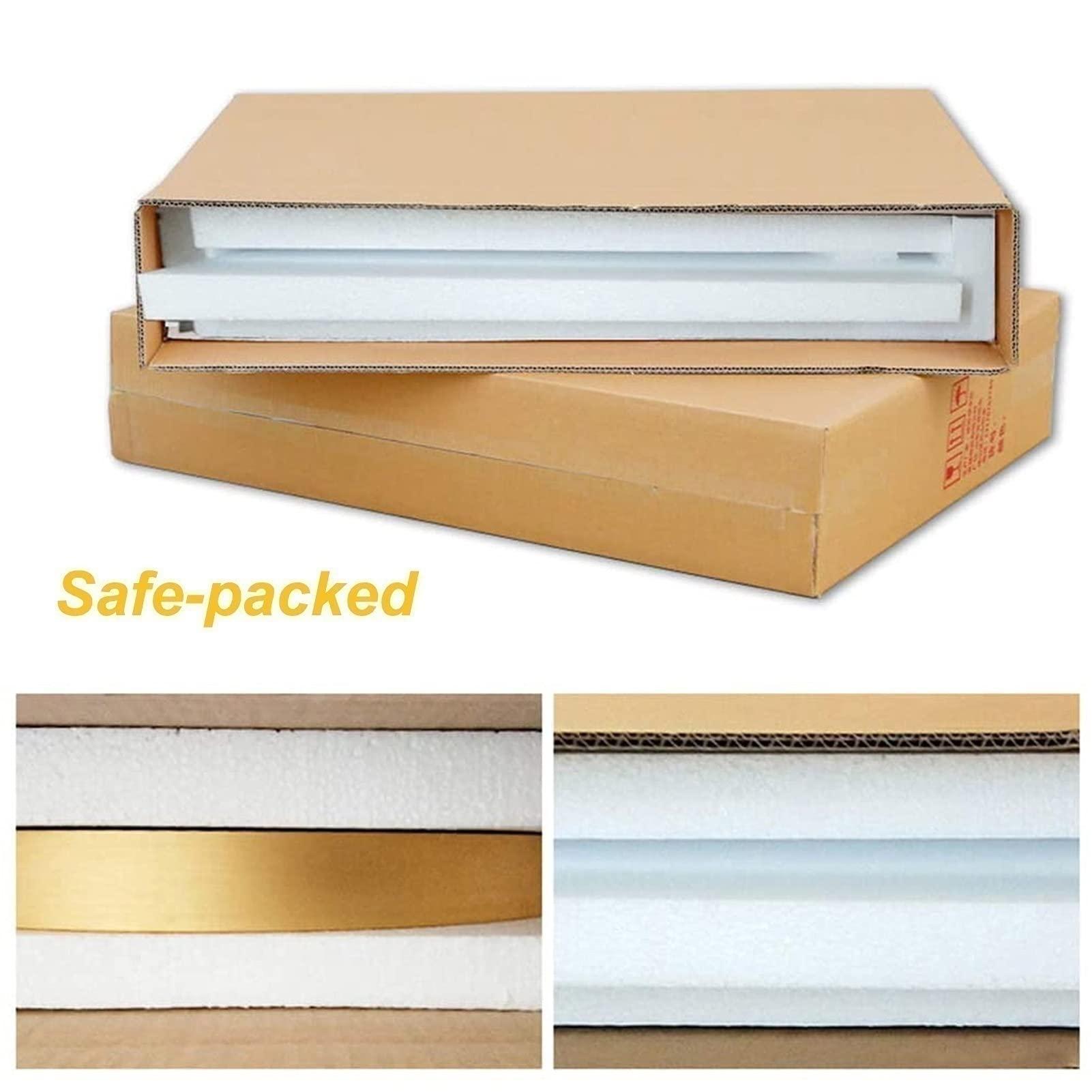 SXBHDM Ceiling Hanging Mirror for Wall Decor, Clean Large Modern Wall Mirror Decorative Mirrors Contemporary Premium Silver Backed Floating Glass, Bathroom Vanity Mirror, Modern Design (Color : Metal Back,