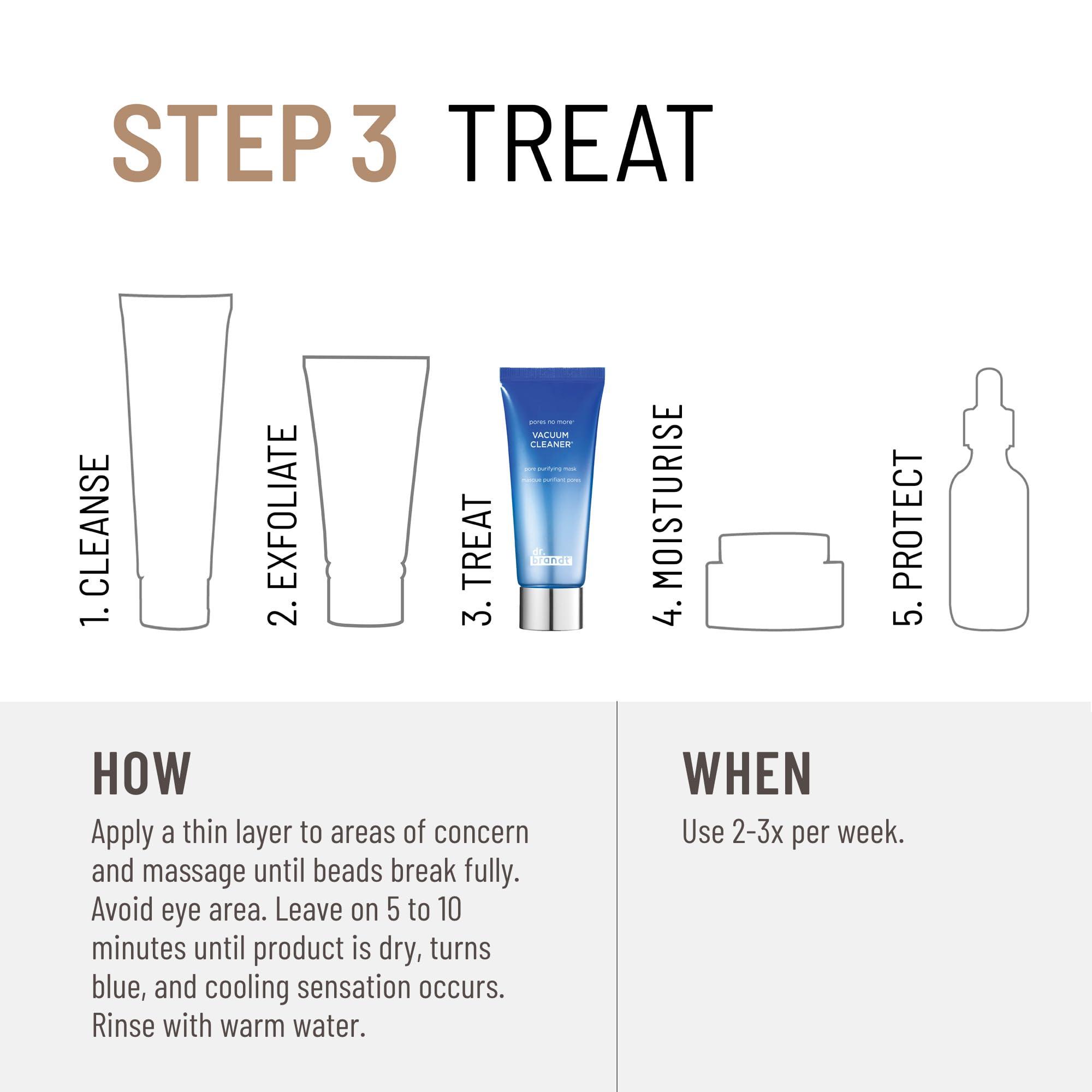 Dr. Brandt Skincare Dr. Brandt Pores No More Vacuum Cleaner - Pore-Purifying Mask to Unclog & Shrink Pores - 1 oz