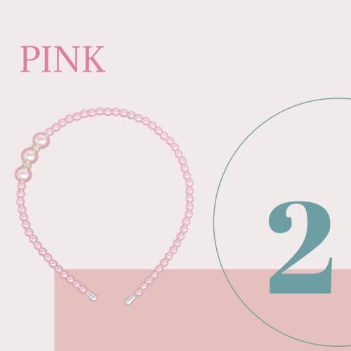 SPROUTS SPROUTS Girls Headbands 3 Pcs Pearl Headband Thin Fabric Hair Band Non-slip Hair Hoops Girl Hair Accessories for kids