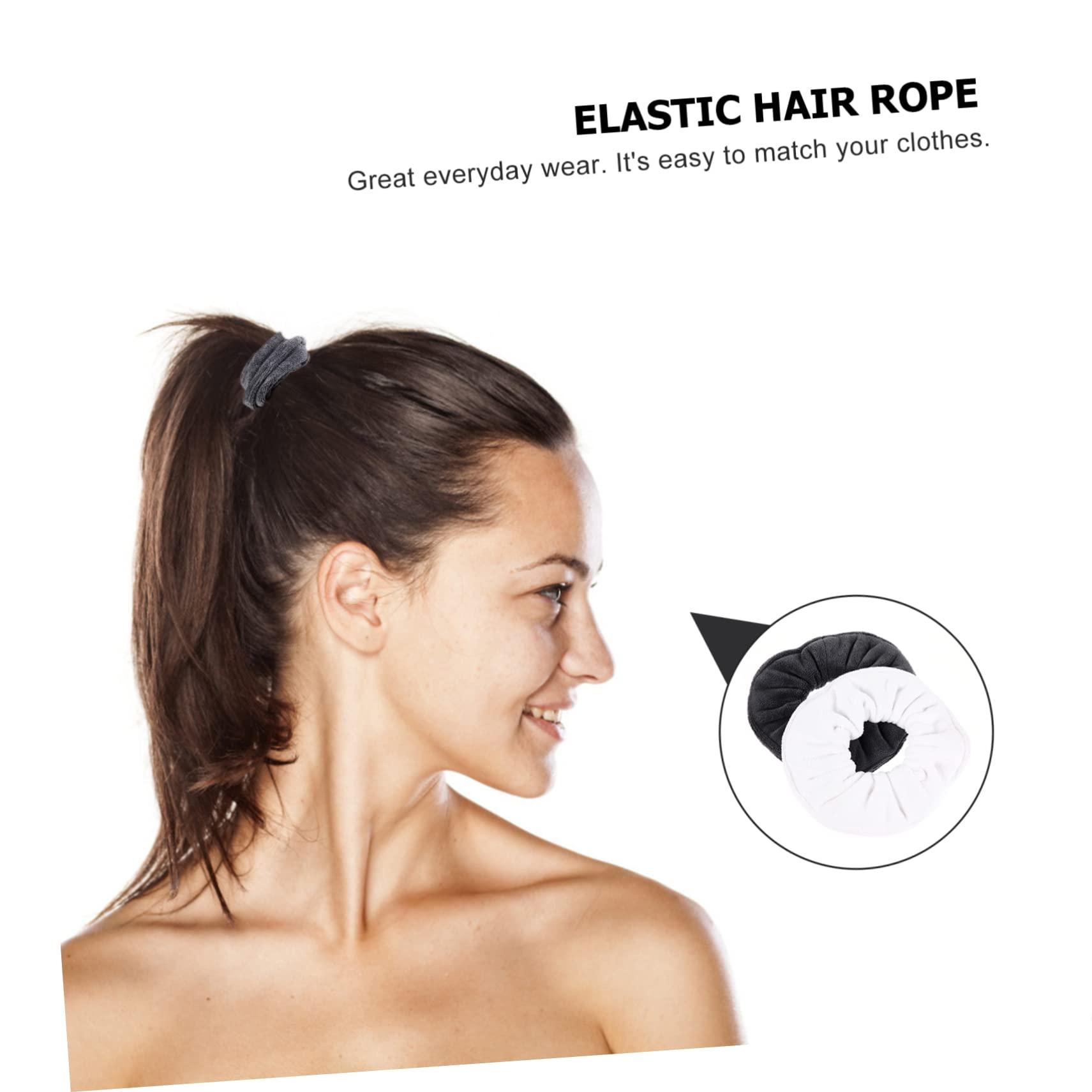 minkissy minkissy Wet Hair Ties Absorbent Hair Bands Moderate Tightness for Women's Hair Styling