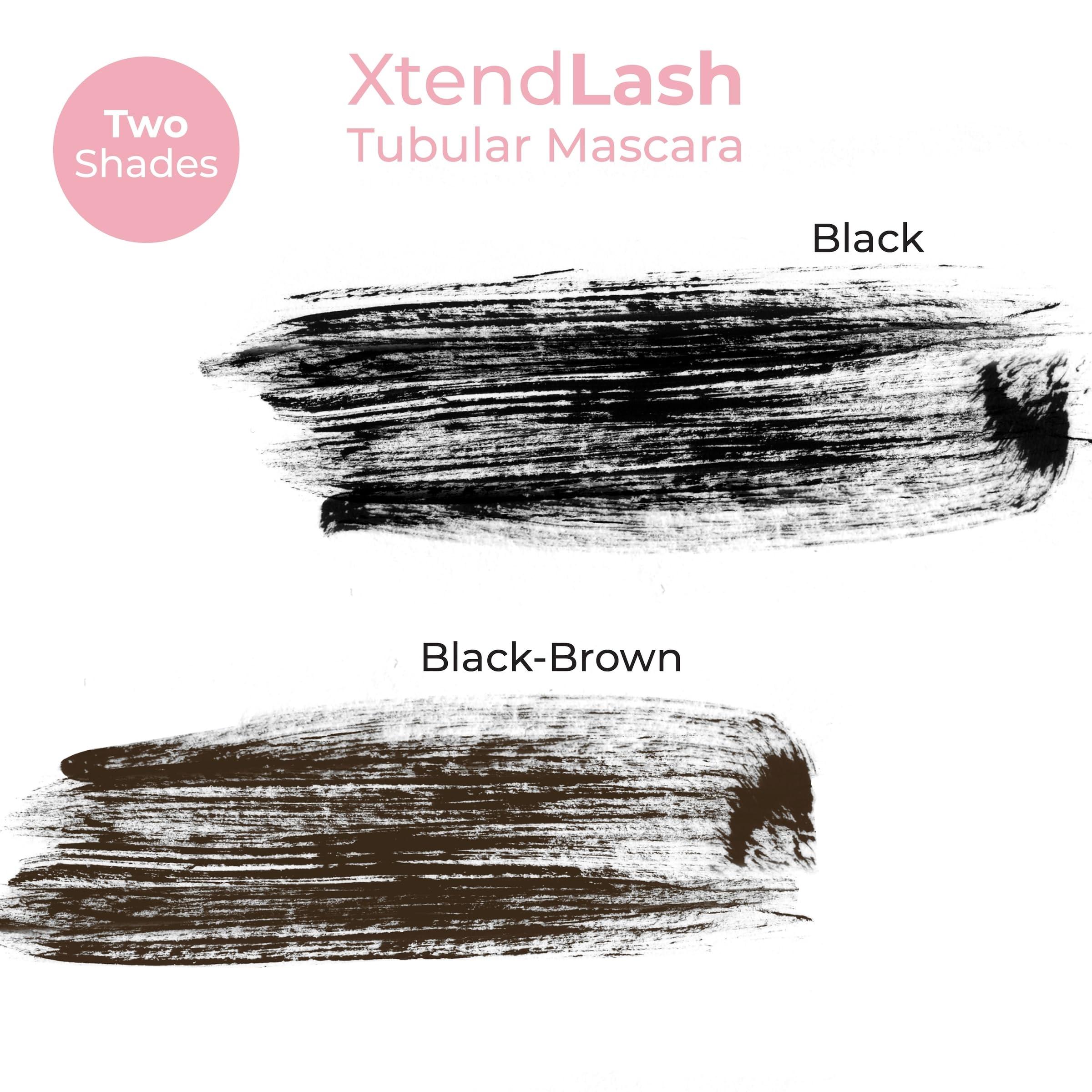 MCoBeauty MCoBeauty XtendLash Tubular Mascara, Black-Brown, Bold Definition for Intensely Defined Lashes, Vegan, Cruelty Free Cosmetics