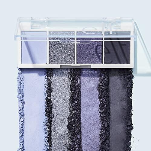 e.l.f. e.l.f. Bite-Size Eyeshadow, Ultra-Pigmented Eye Makeup Quad, 4 Matte & Shimmer Shades, Creamy & Blendable Powder, Açaí You, 0.12 Oz