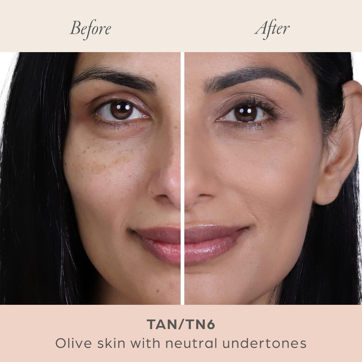 purcosmetics PUR Beauty 4-in-1 Pressed Mineral Makeup Powder Foundation with SPF 15 - Concealer & Finishing Compact Pressed Powder for Face - Buildable Medium to Full Coverage Foundation Powder (Tan)