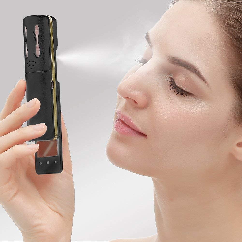 Sameriver Kingsmile Exquisite Face Mister, Portable Nano Mist Sprayer, Facial Mister, Cool Face Moisturizing, Handy Hydrating Nano Mister for Lash Extensions, Skin Hydration Refreshing, Easy to Use and Carry