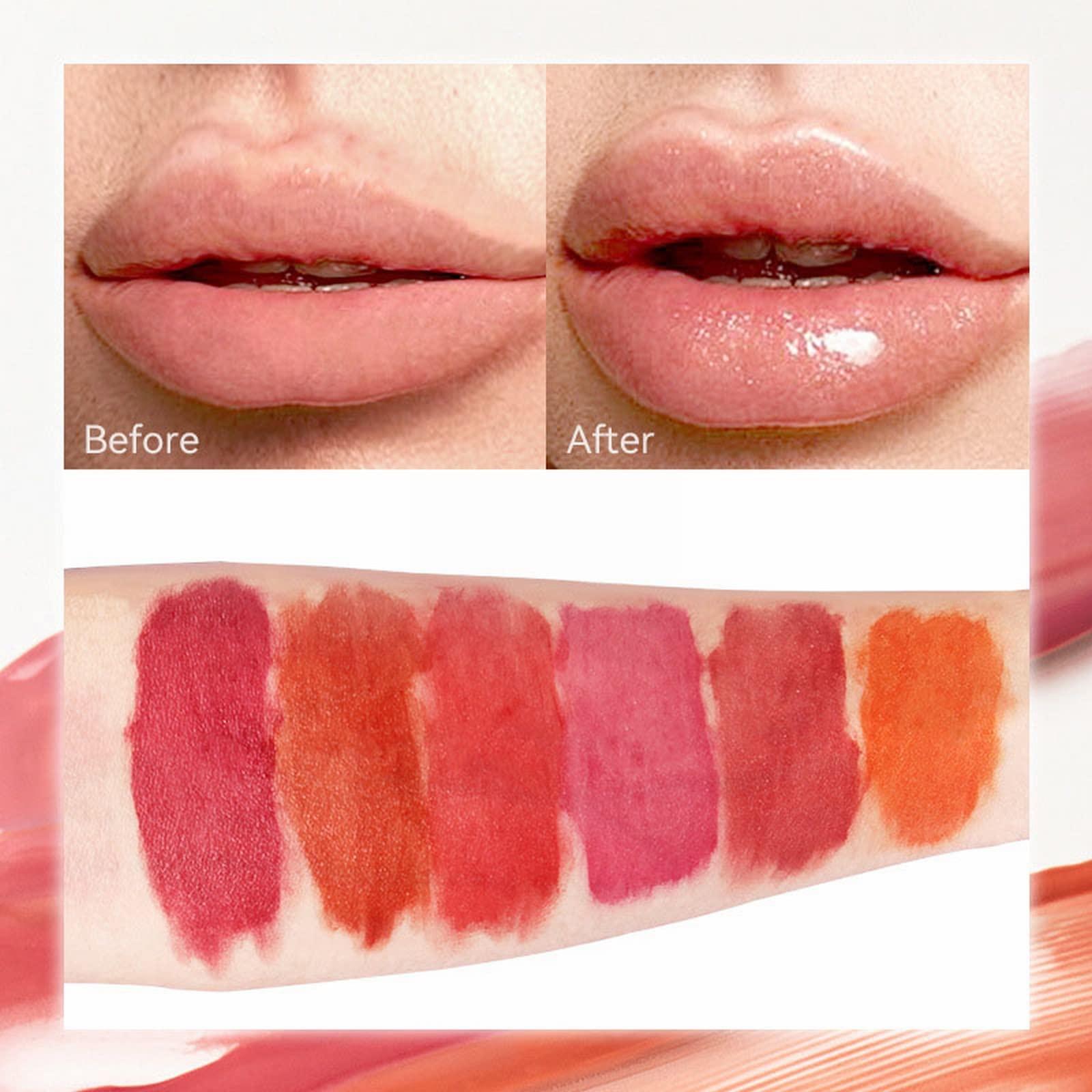 NinthAvenue Basics Lip Plumper Oil, 8 ML Plumping Lip Gloss, Hydrating Lip Tinted Lip Care Oil for Moisturizing Nourishing Repairing Dry & Chapped Lips (E, One Size)