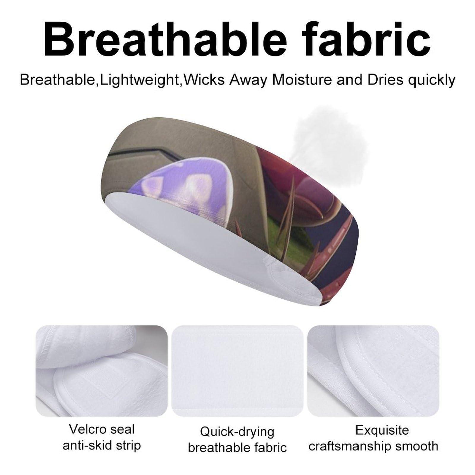 LXTDPBK LXTDPBK Headband for Women Men Sweatbands Sport Easter Eggs Hairband Wristbands Cotton Terry Cloth