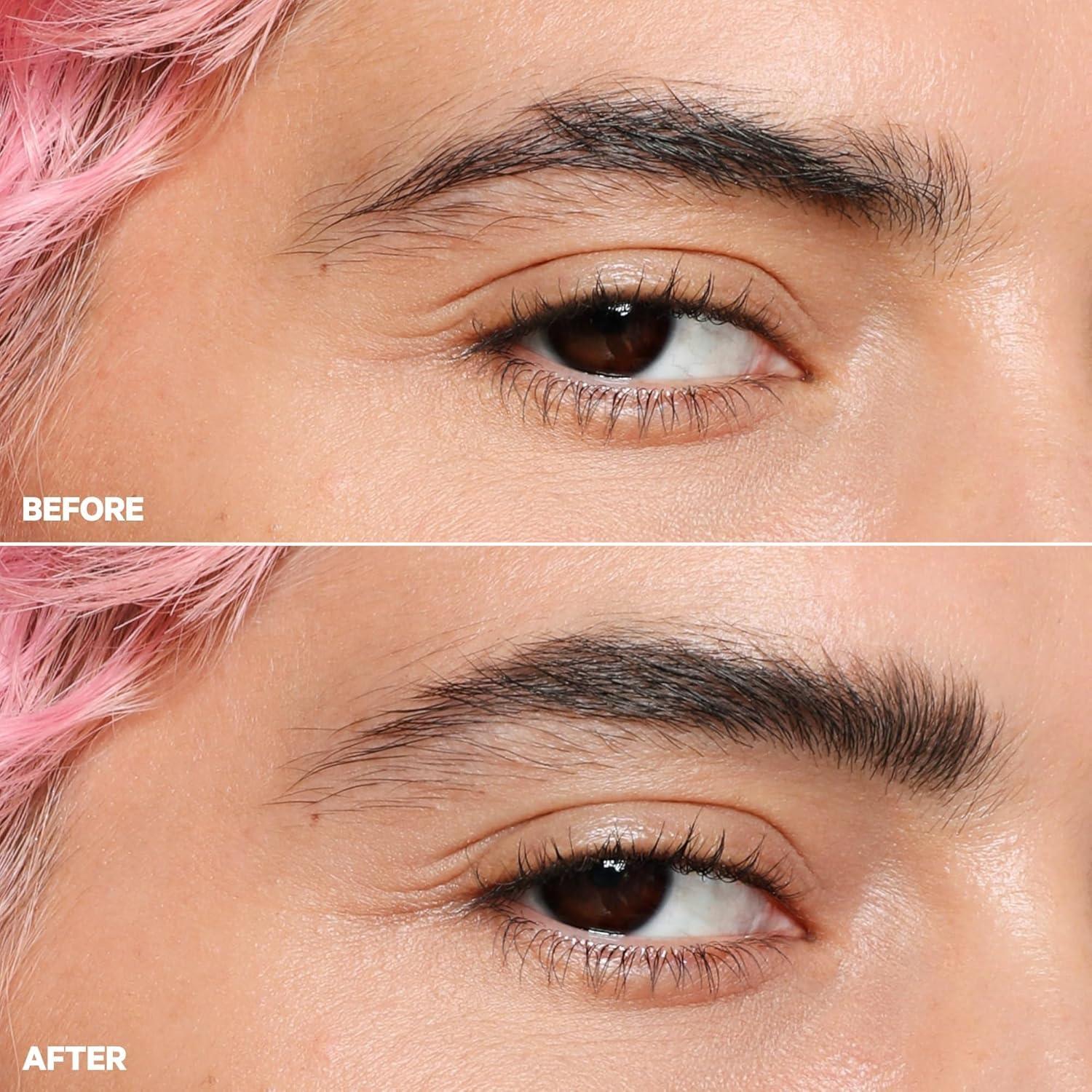 Milk Makeup Milk Makeup KUSH Fiber Brow Gel, Herb (Medium Brown) - Thickening Brow Gel - Soft, Flexible Hold - Vegan, Cruelty Free