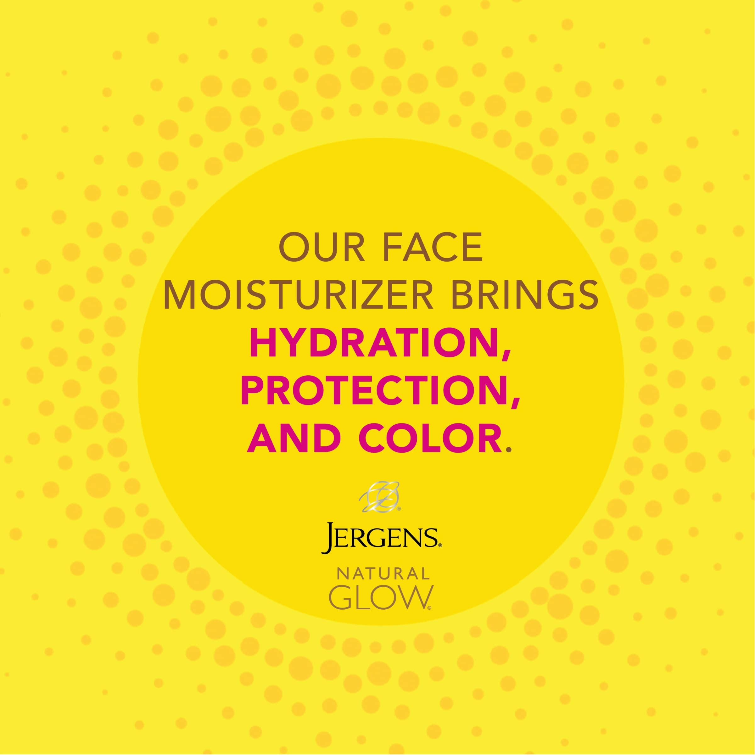 Jergens Jergens Natural Glow +FIRMING Self Tanner Body Lotion, Medium to Tan Skin Tone & Natural Glow Self Tanner Face Moisturizer, SPF 20 Facial Sunscreen