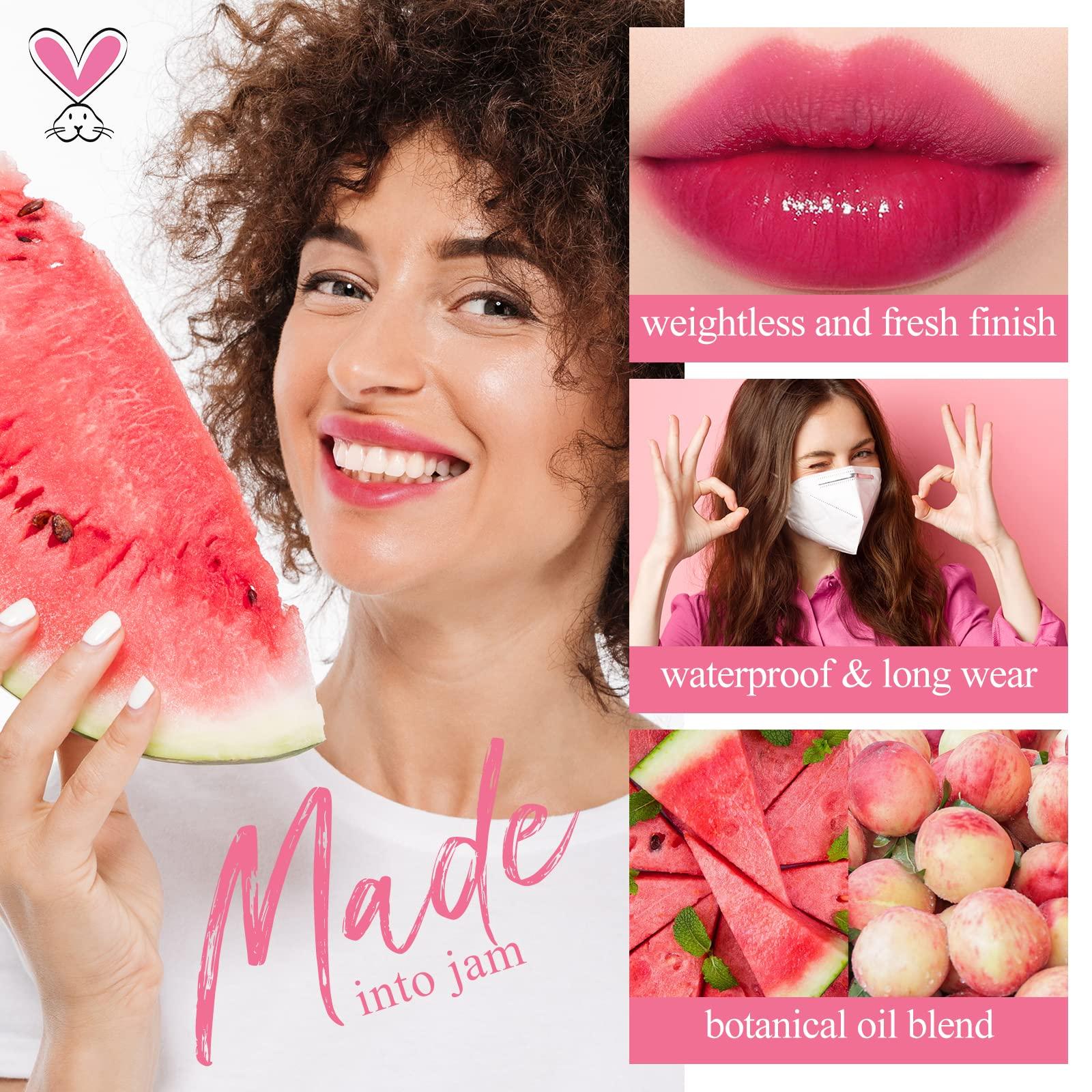 bayfree bayfree Lip Tint Stain Set Long Lasting Waterproof, Lightweight, Non-sticky, Transfer-Proof & Hydrating Tinted Lip Balm, Natural Gloss Finish, Lightweight