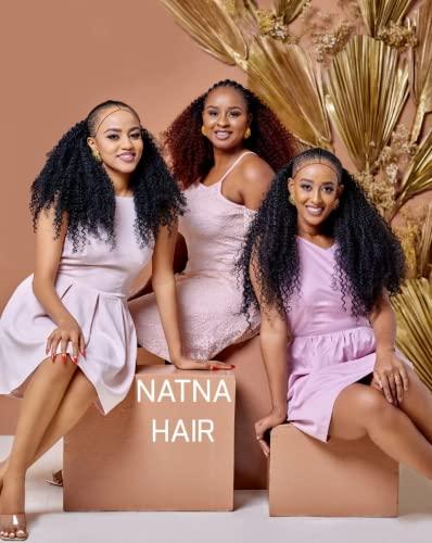 NATNA HAIR NATNA HAIR Synthetic 4 Bundle Hair Extension for Traditional Eritrean Ethiopian Hair Braiding (Sanday XL)
