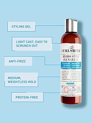 CURLSMITH CURLSMITH - Hydro Style Flexi-Jelly - Vegan Defining Gel for Wavy, Curly or Coily Hair (16 fl oz)