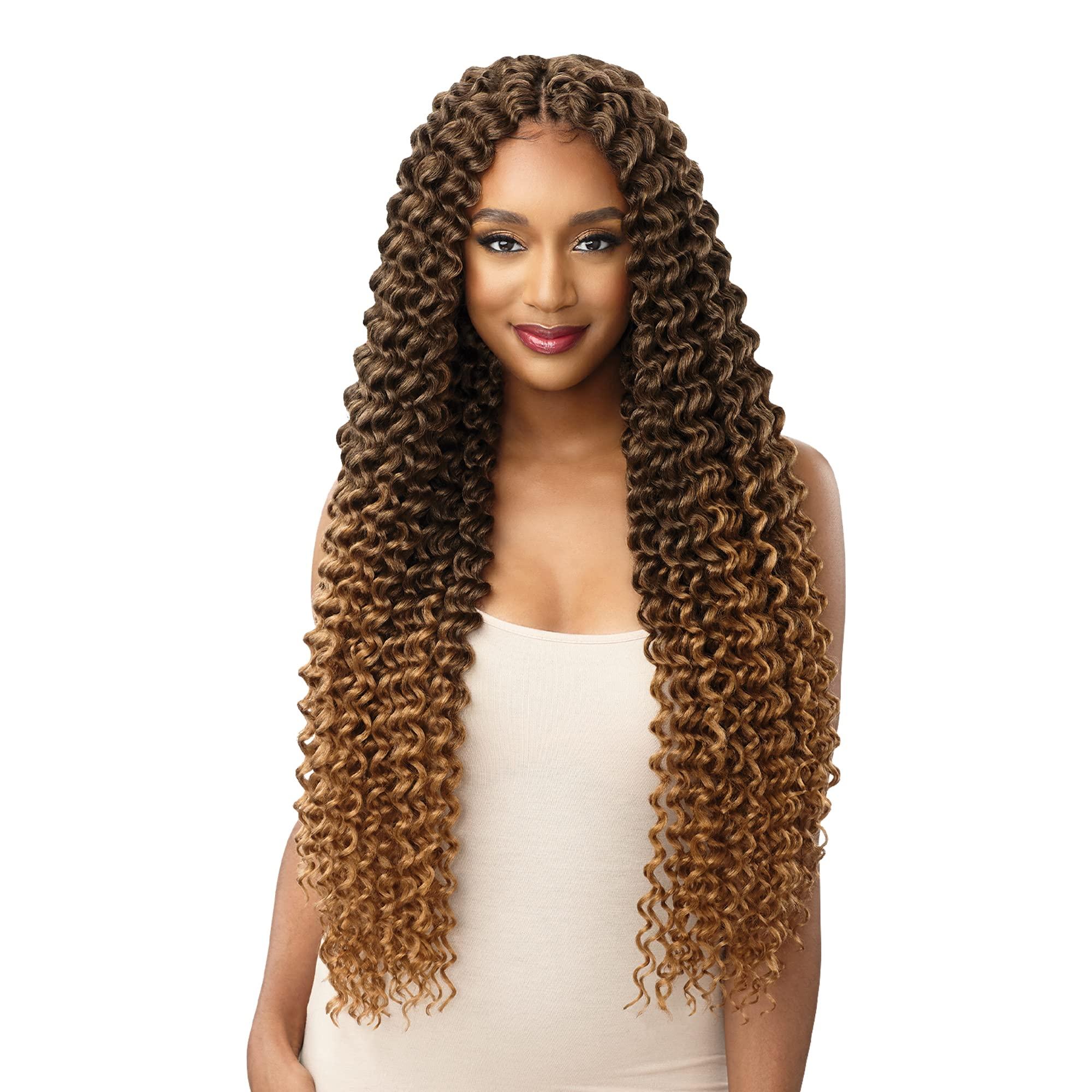 Outre Braids Outre Crohet Braid X-Pression Twisted Up 3X DEEP TWIST 26\" SUPER LONG (3-Pack, 2T1B/350)