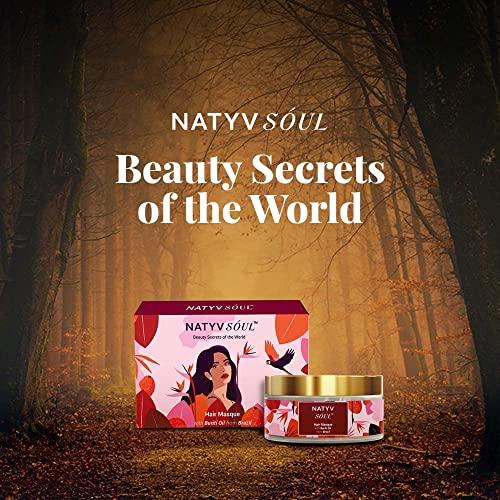 Glamzy Glamzy Hair Masque - Up To 10X Better Conditioning | Damage Repair for Chemically Treated Hair | Infused with Buriti Oil from Brazil |Hair Mask (200 g)